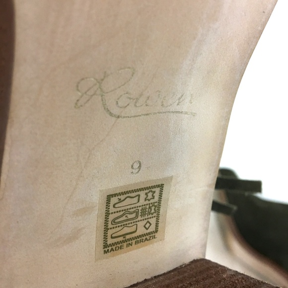 Rowen Green Ankle Boots with Fringe - Picture 3 of 8